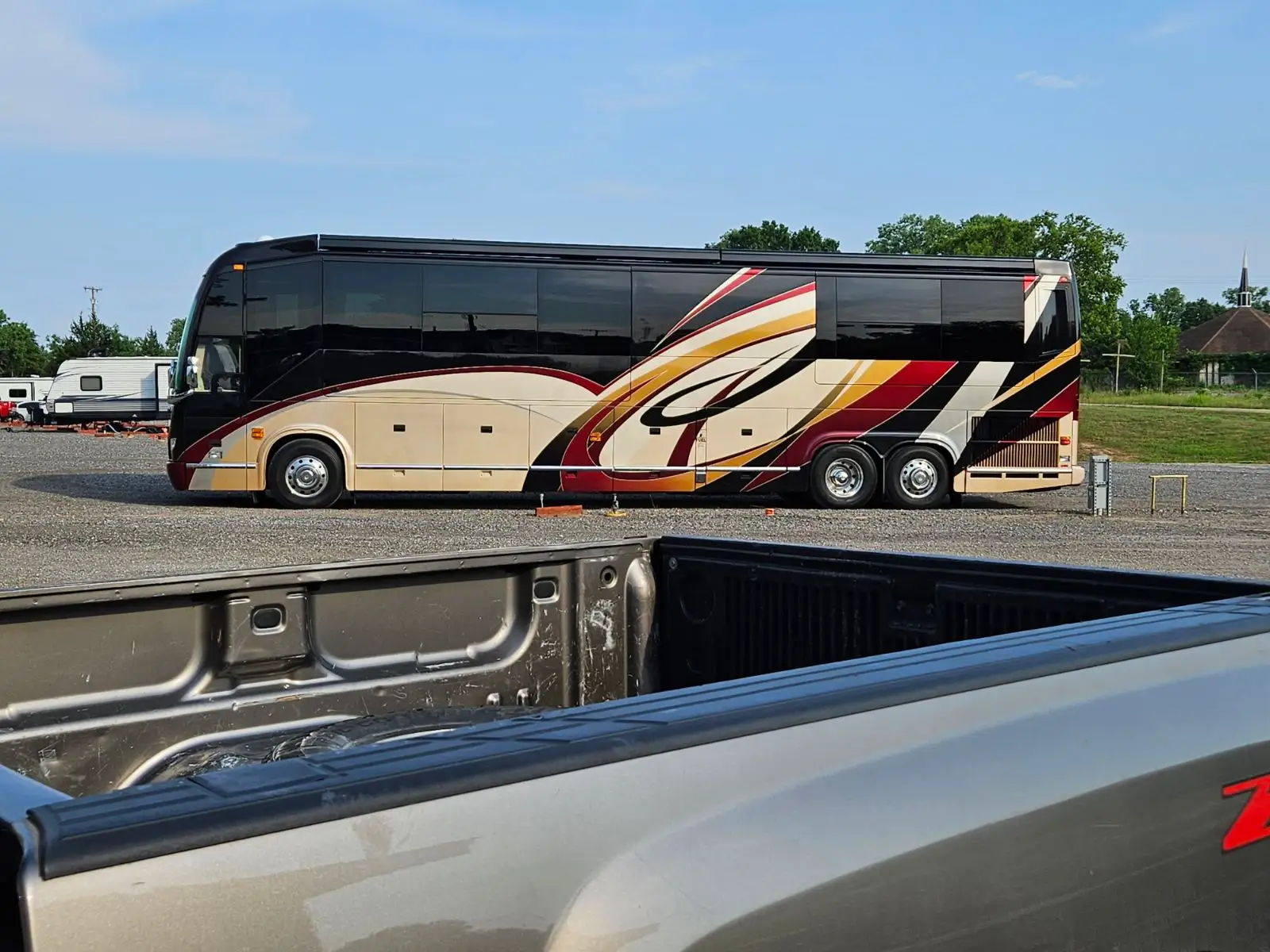 semi parking